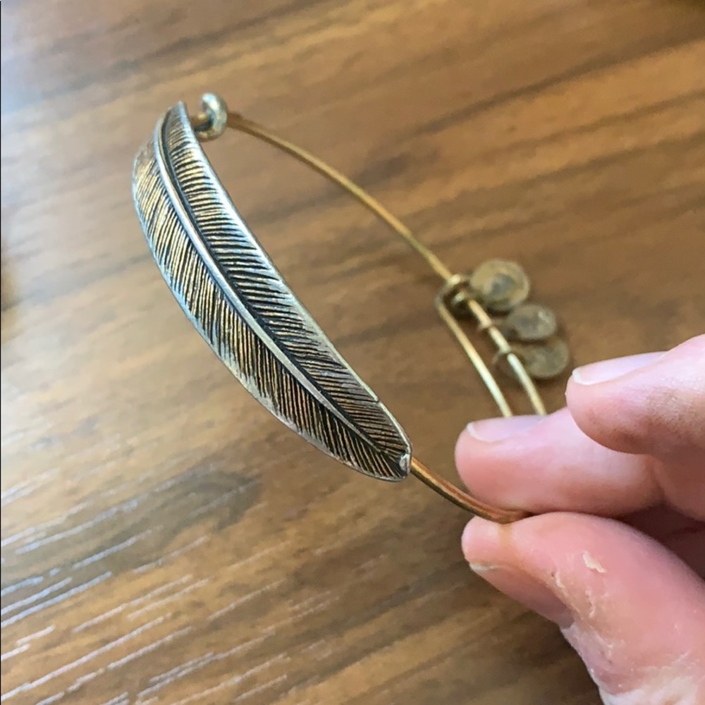 Alex and Ani Feather Bracelet